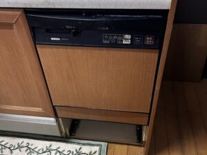 埼玉のキッチン取付け隊　スライドオープン食洗機の取替　施工前